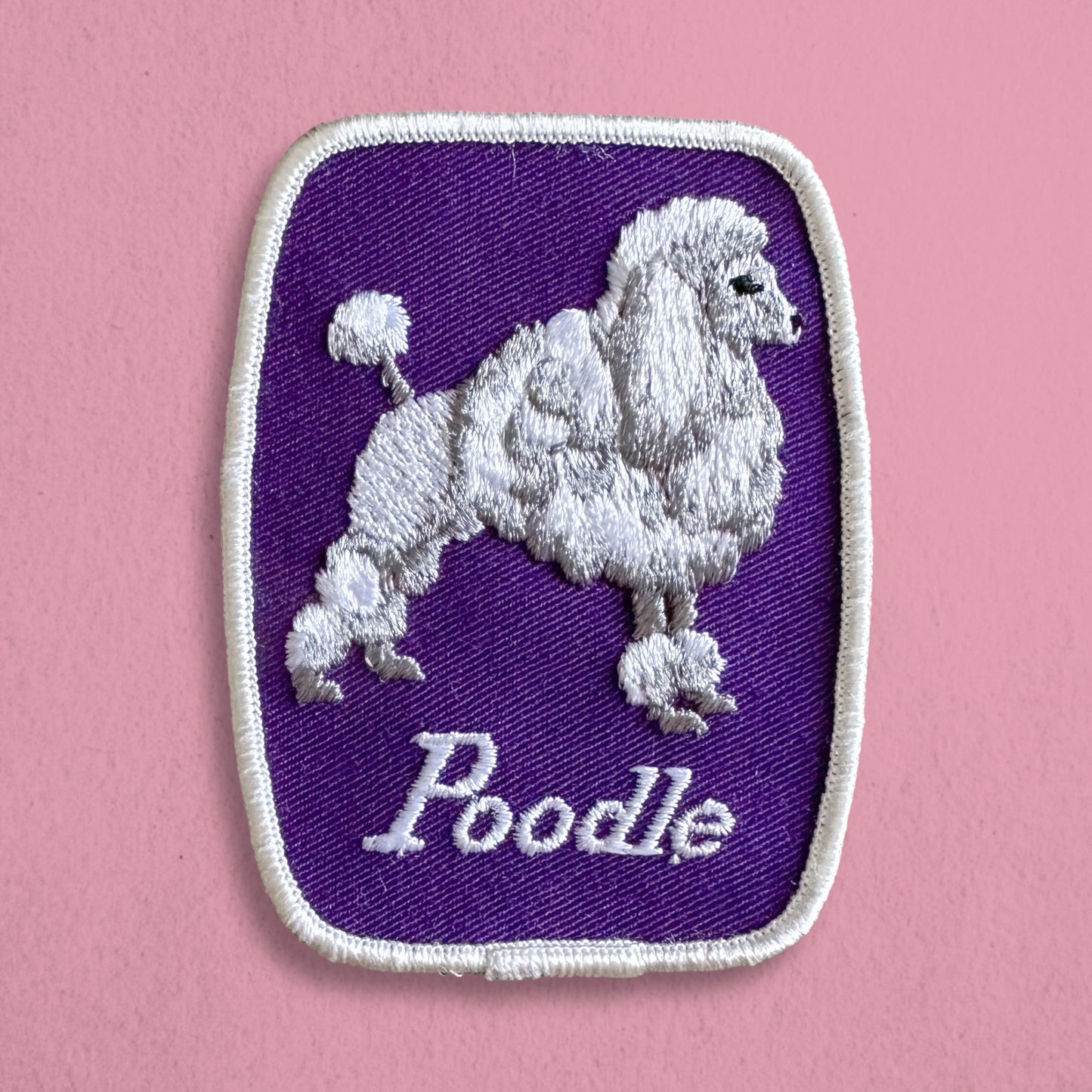 Vintage Poodle Dog Patch