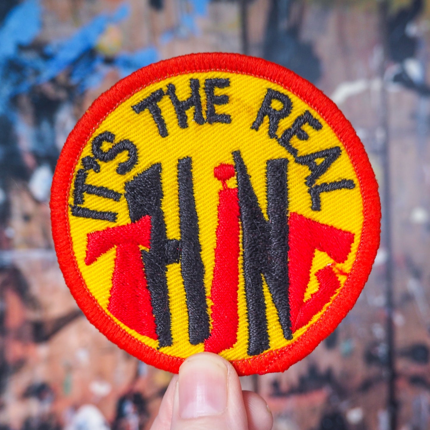 Vintage 1970s Real Thing Patch