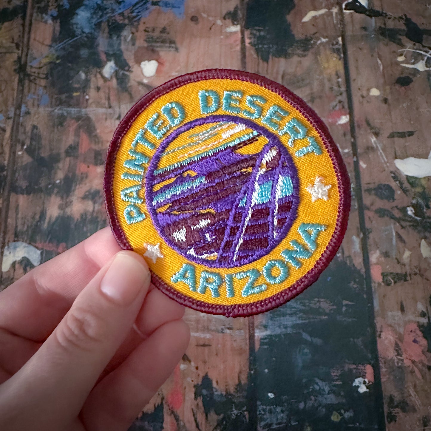 Vintage 1980s Painted Desert Arizona Patch