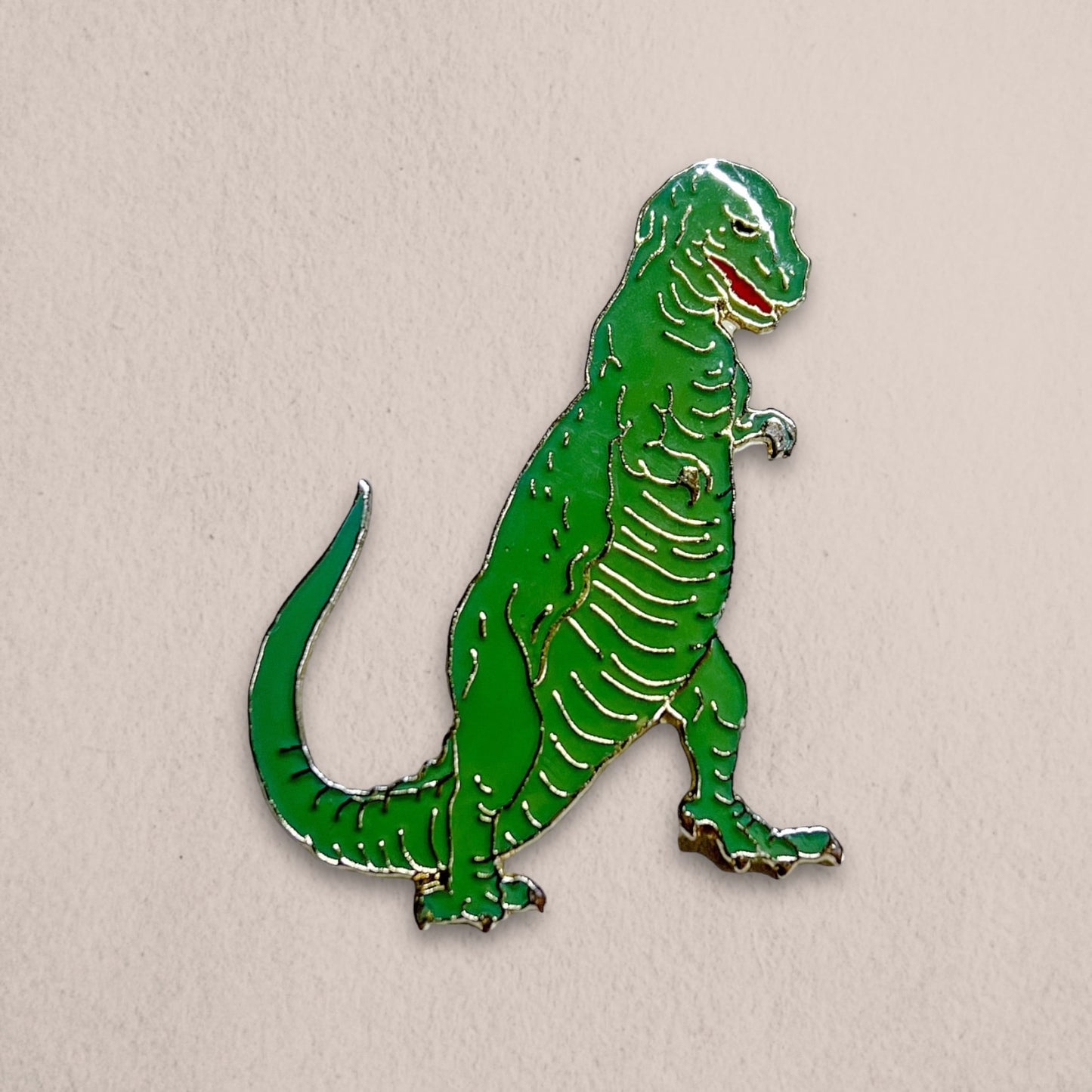 Vintage Tyrannosaurus Rex Enamel Pin