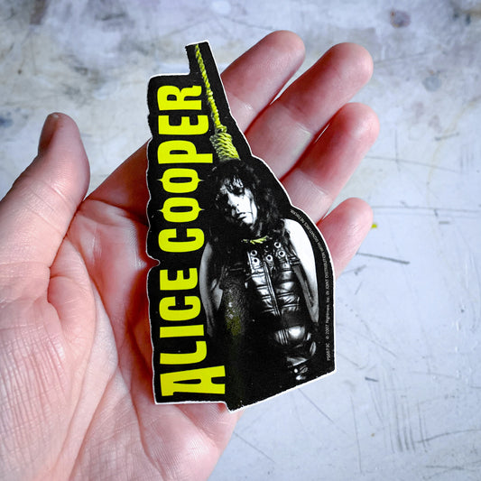 Vintage 2000s Alice Cooper Vinyl Sticker