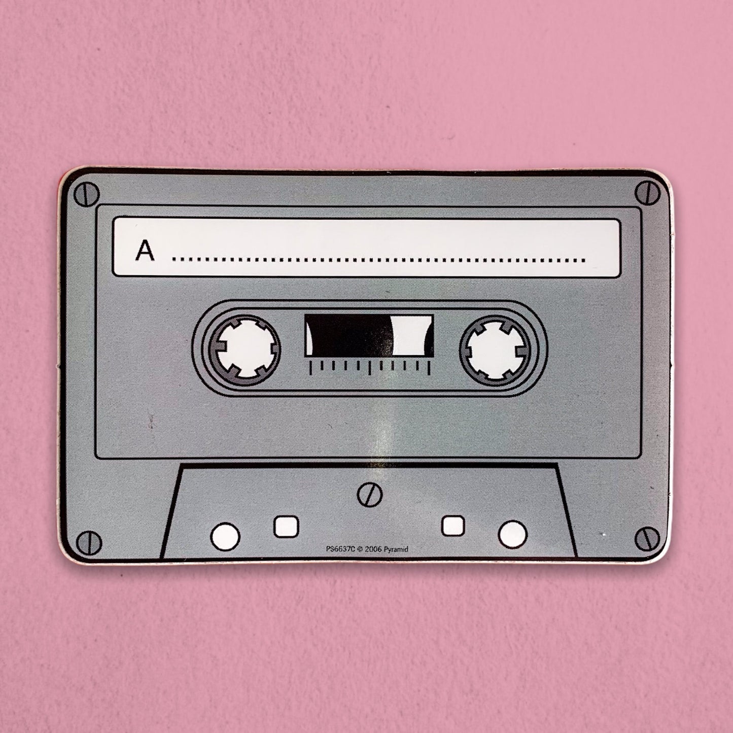 Vintage 2000s Cassette Tape Vinyl Sticker
