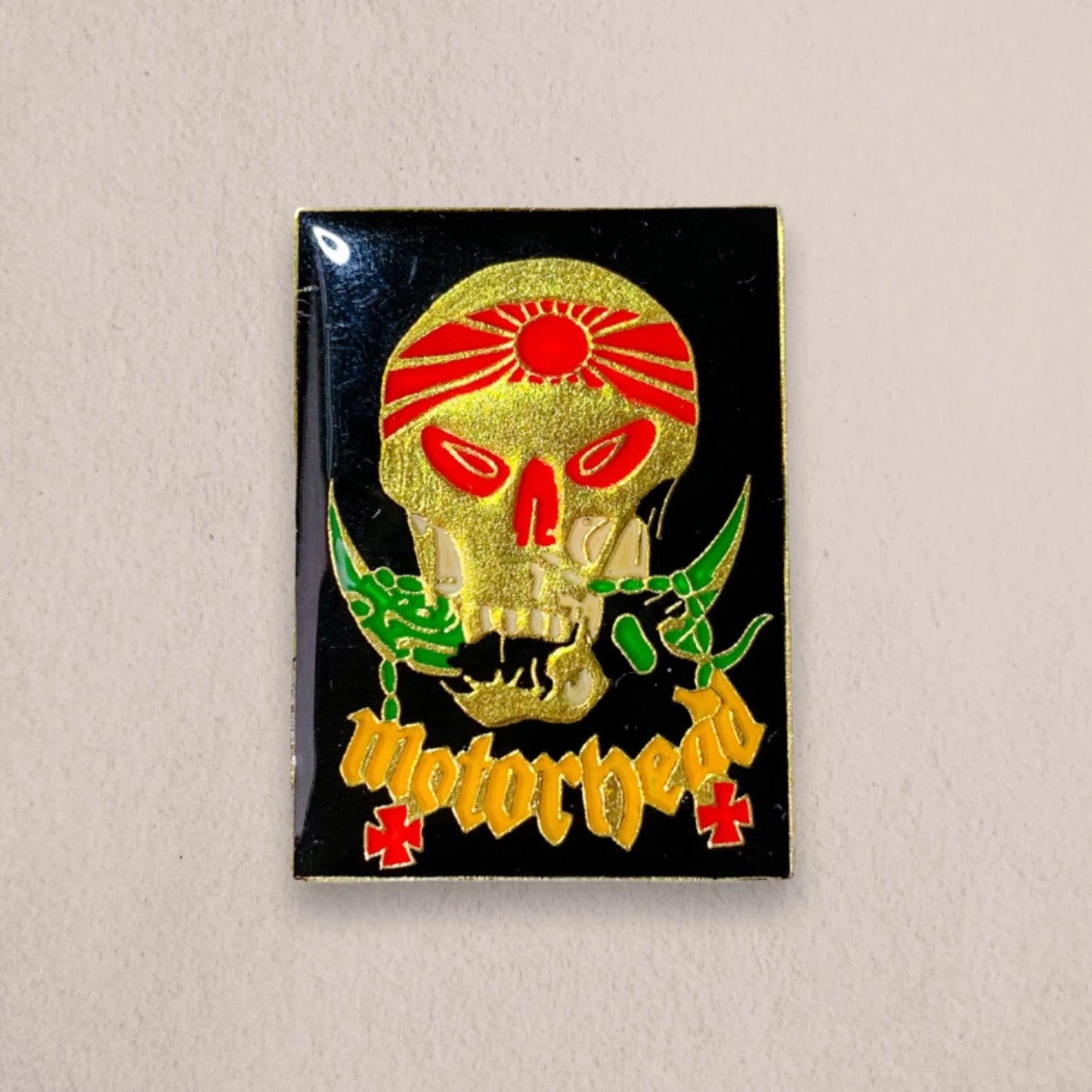 Vintage 1980s Motörhead Enamel Pin