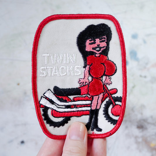 Vintage 1970s Twin Stacks Patch